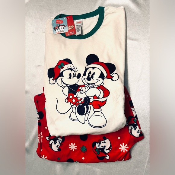 Disney Other - Men’s Disney Mickey & Minnie Mouse Holiday Pajama Set